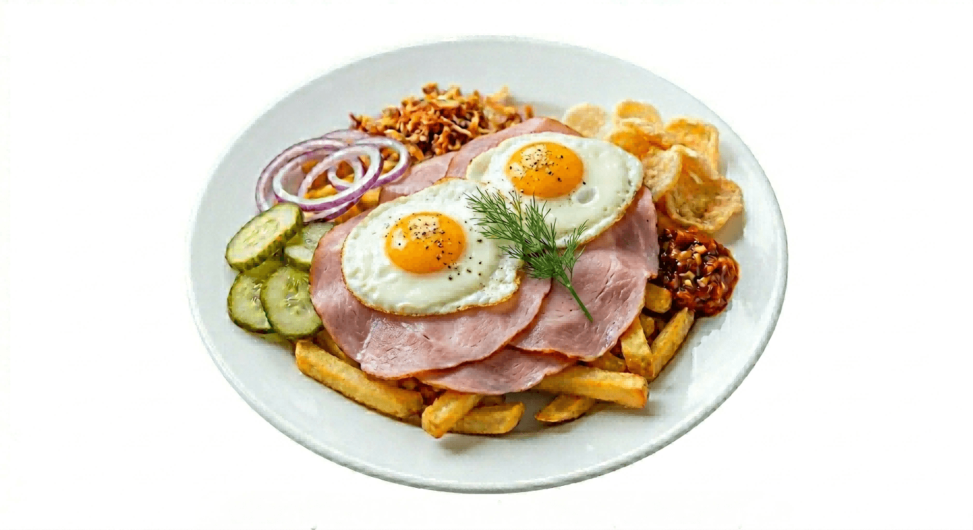 Uitsmijter ham